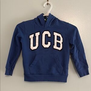 4/$20 United Colors Of Benetton Blue Kids Hoodie, size 5-7